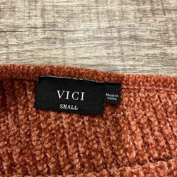 Vici - Redish Orange - Sweater Tunic - Size Small - Gently Used!! - Picture 7 of 10